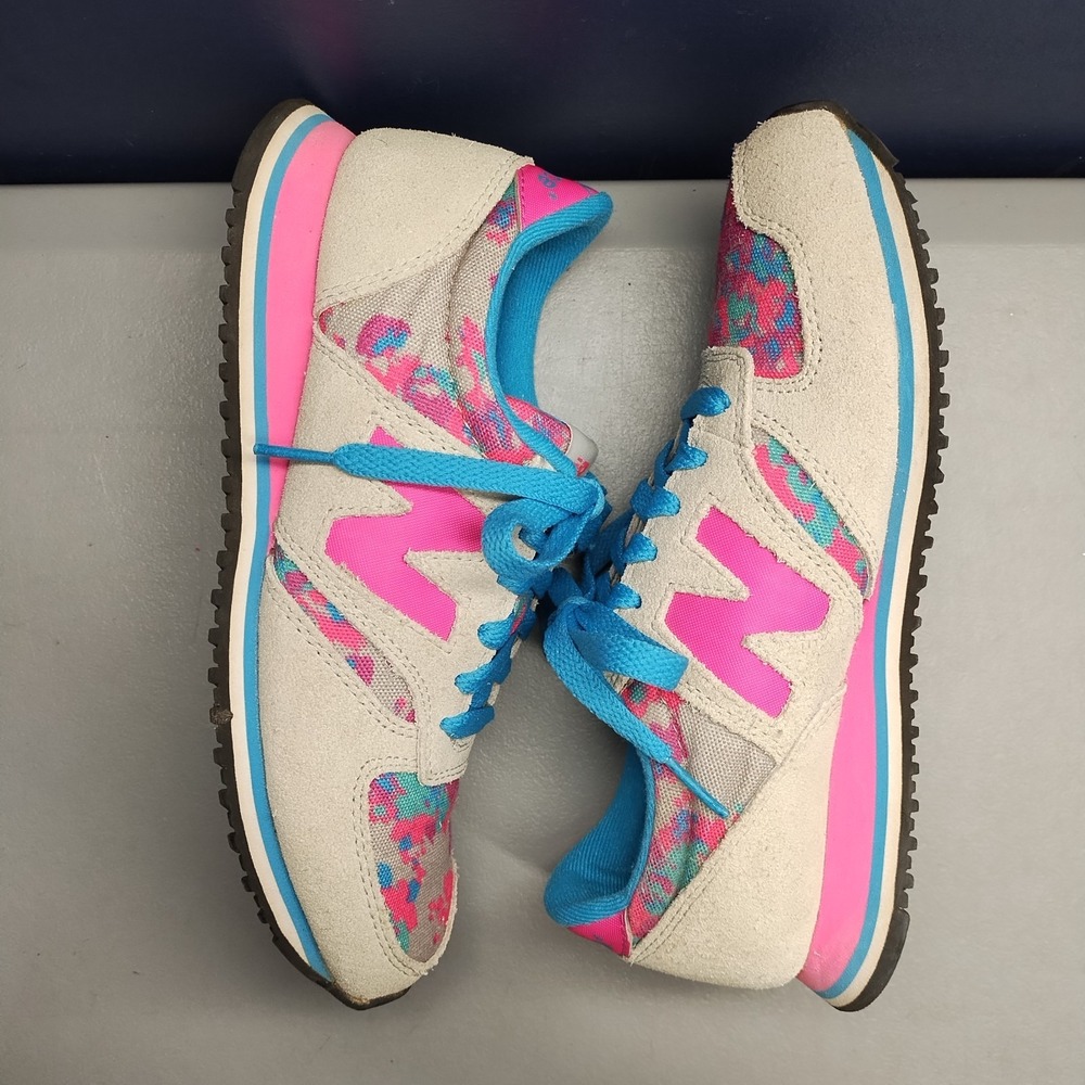 New‎ Balance 420 Sneakers Womens Size 6 Multi Printed Round Toe Low Top Lace Up - Picture 3 of 9